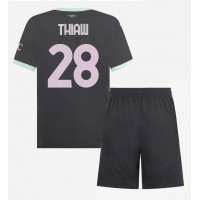 AC Milan Malick Thiaw #28 Rezervni Dres za djecu 2024-25 Kratak Rukav (+ Kratke hlače)